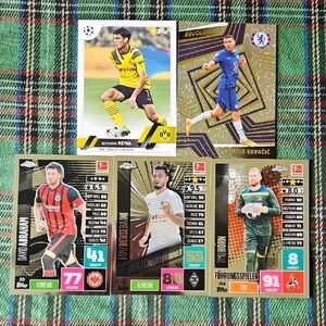 Topps Soccer Trading Cards - Yellow, Blue, Red